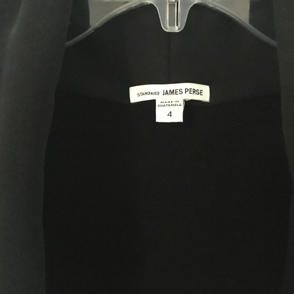 James Perse Shawl Collar Cardigan in Black - Picture 3 of 5